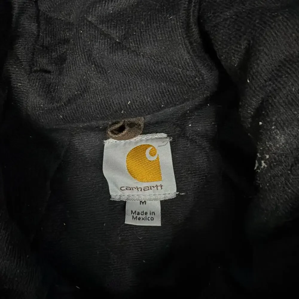 Carhartt J130 DKB brown hooded work wear jacket